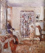 Edouard Vuillard, The LuSaiEr sitting by the window